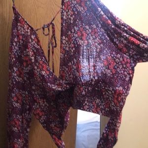 Halter top thin blouse top